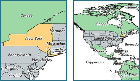 what is the relative location of new york